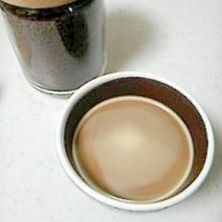 レンジで簡単!毎日の♪無糖カフェオレ
